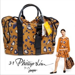 NWT 3.1 Phillip Lim Leopard Weekender Bag